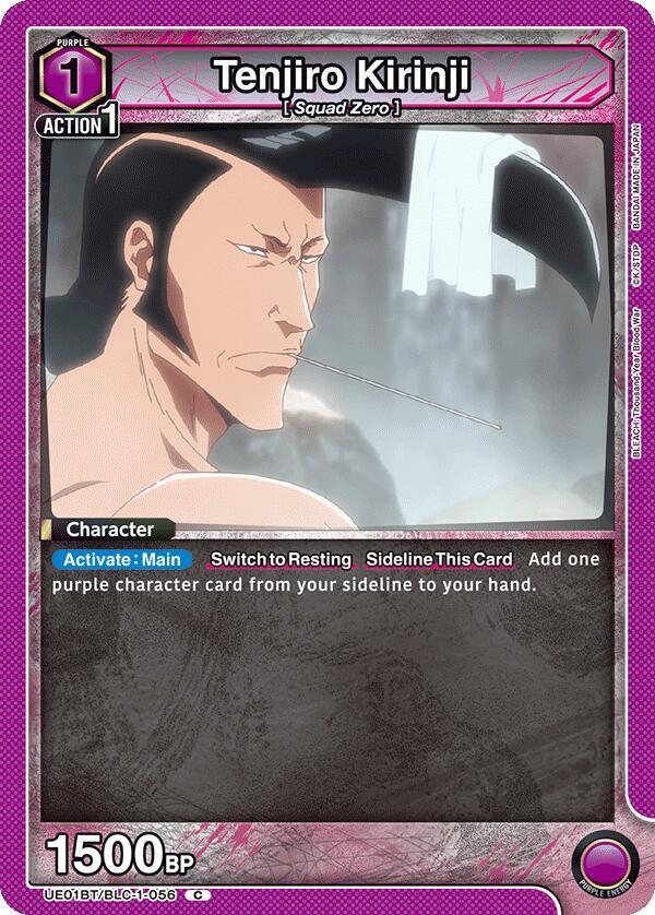 Tenjiro Kirinji UE01BT/BLC-1-056 card from UE01BT: BLEACH: Thousand-Year Blood War
