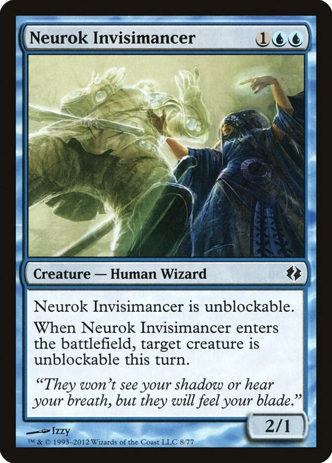 Neurok Invisimancer 8 card from Duel Decks: Venser vs. Koth