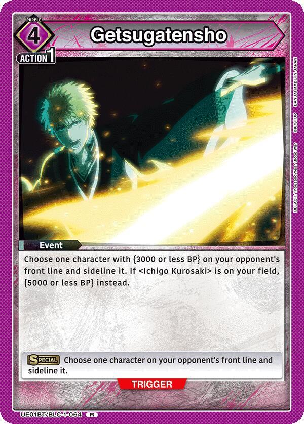 Getsugatensho UE01BT/BLC-1-064 card from UE01BT: BLEACH: Thousand-Year Blood War