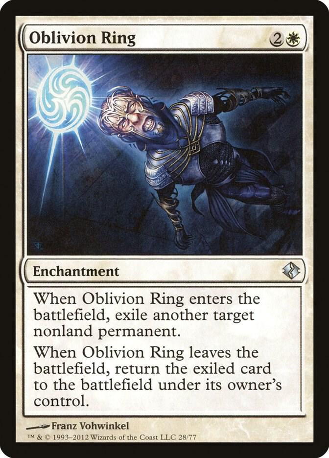 Oblivion Ring 28 card from Duel Decks: Venser vs. Koth