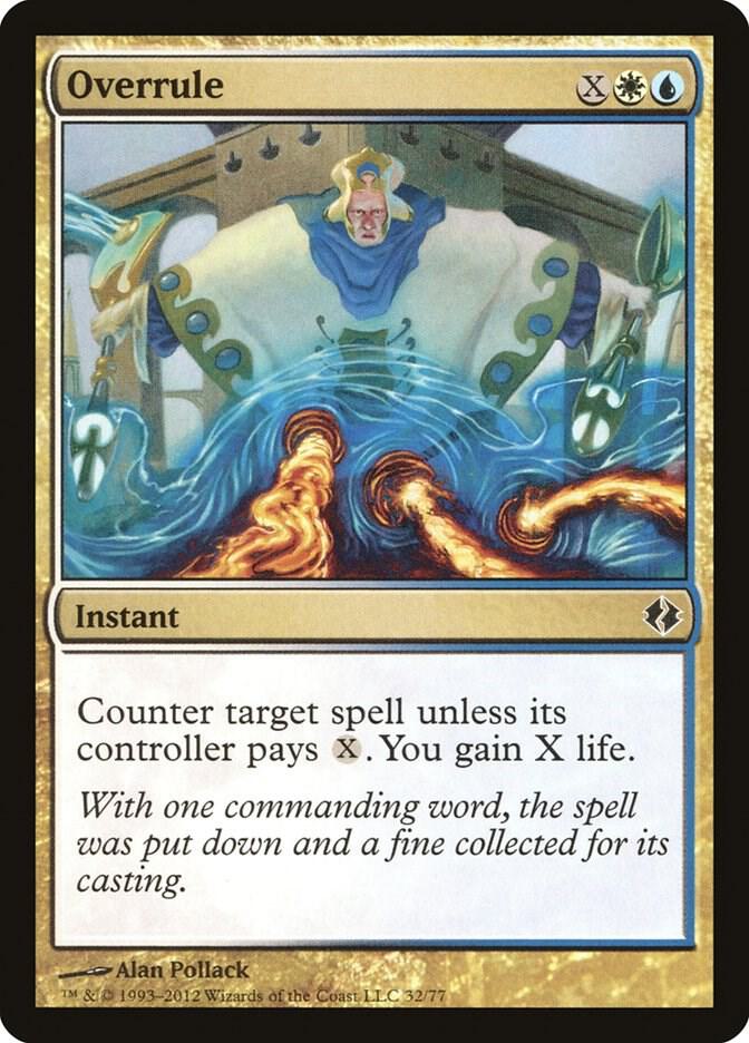 Overrule 32 card from Duel Decks: Venser vs. Koth