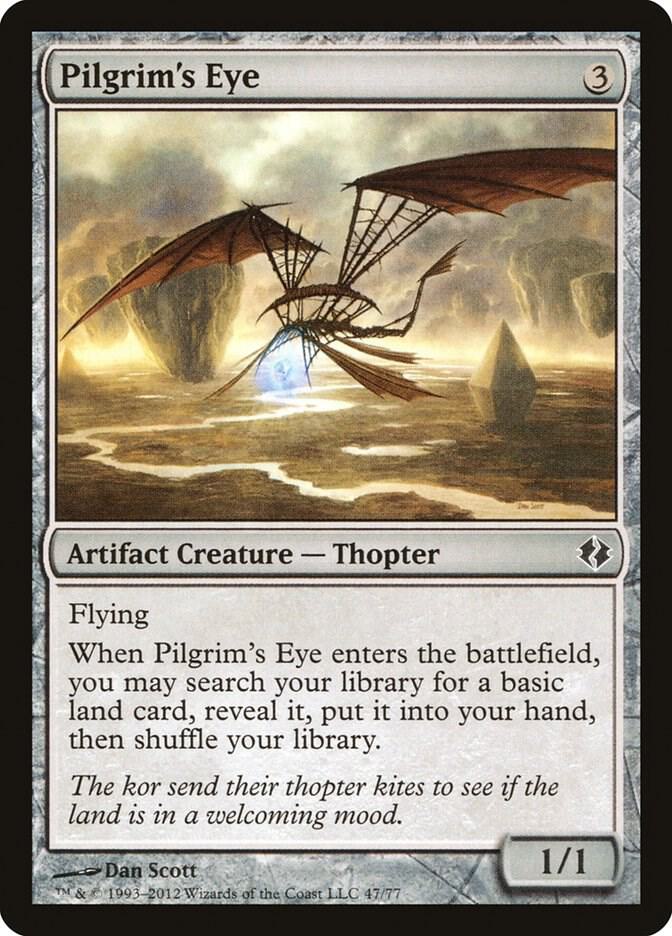 Pilgrim's Eye 47 card from Duel Decks: Venser vs. Koth