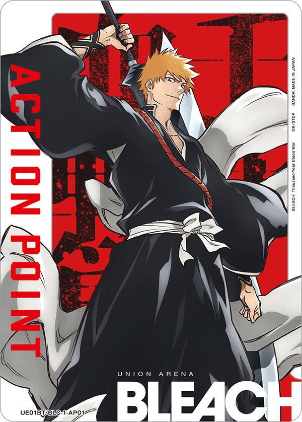 Action Point Card (AP01) (Ichigo Kurosaki) UE01BT/BLC-1-AP01 card from UE01BT: BLEACH: Thousand-Year Blood War