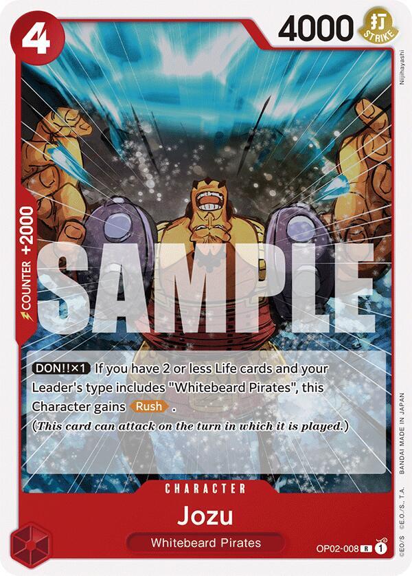 Jozu OP02-008 card from Starter Deck 15: RED Edward.Newgate