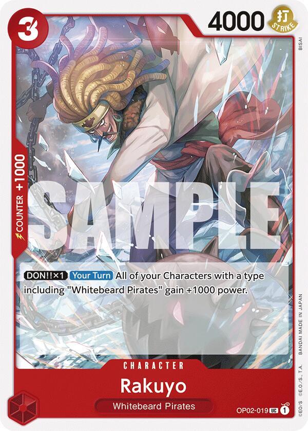 Rakuyo OP02-019 card from Starter Deck 15: RED Edward.Newgate