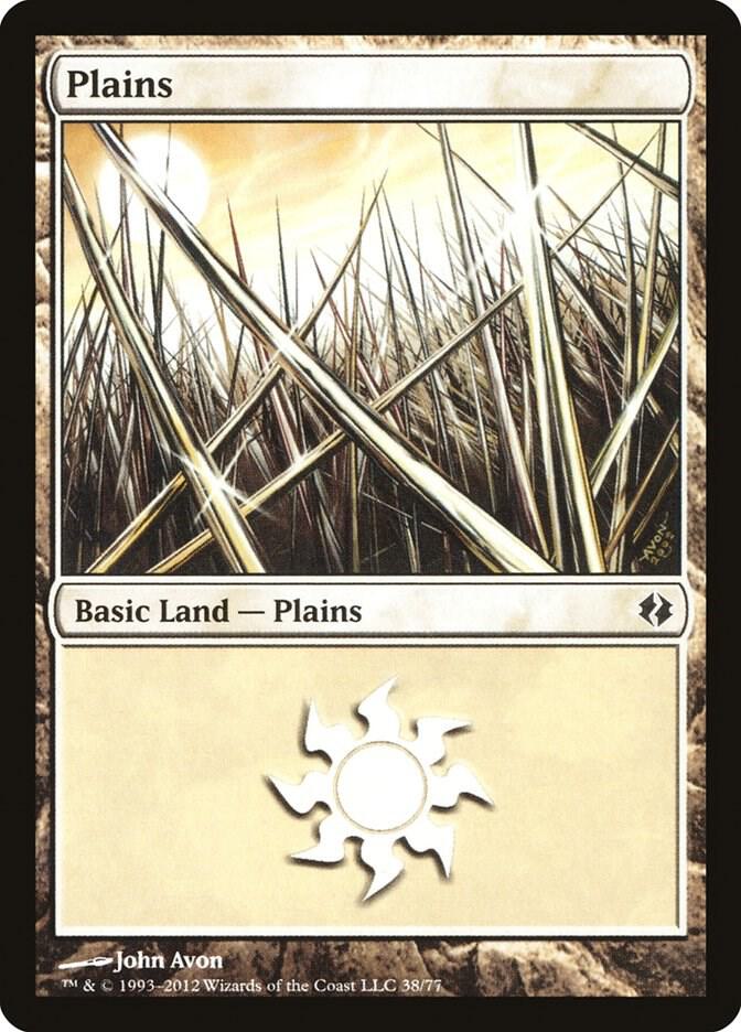 Plains 38 card from Duel Decks: Venser vs. Koth