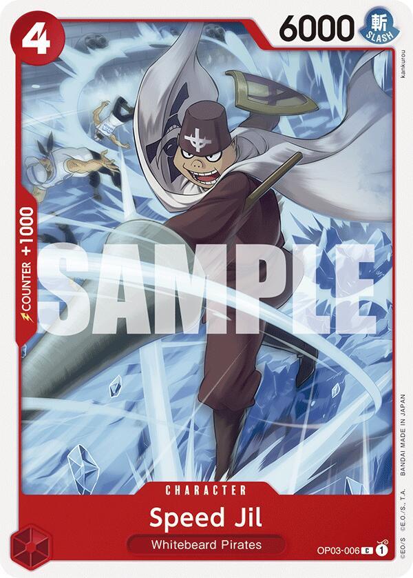 Speed Jil OP03-006 card from Starter Deck 15: RED Edward.Newgate