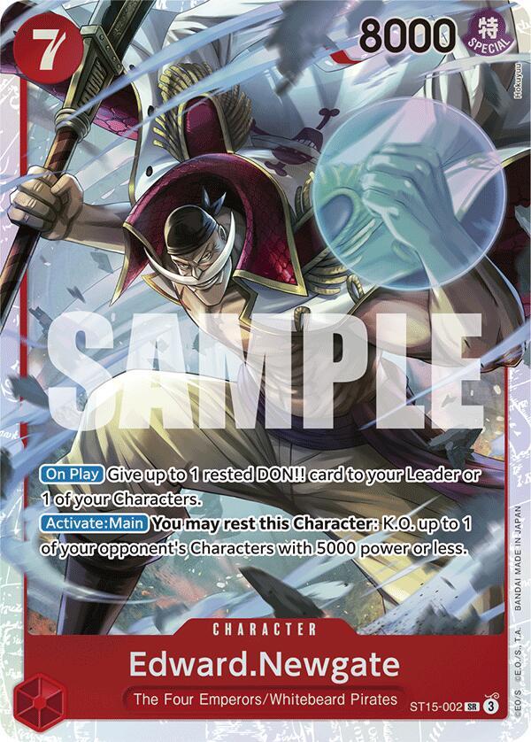 Edward.Newgate ST15-002 card from Starter Deck 15: RED Edward.Newgate