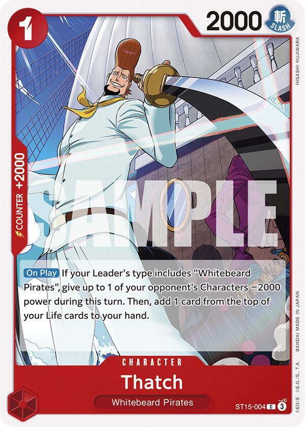 Thatch ST15-004 card from Starter Deck 15: RED Edward.Newgate