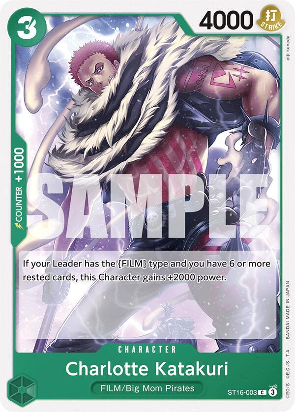 Charlotte Katakuri ST16-003 card from Starter Deck 16: GREEN Uta