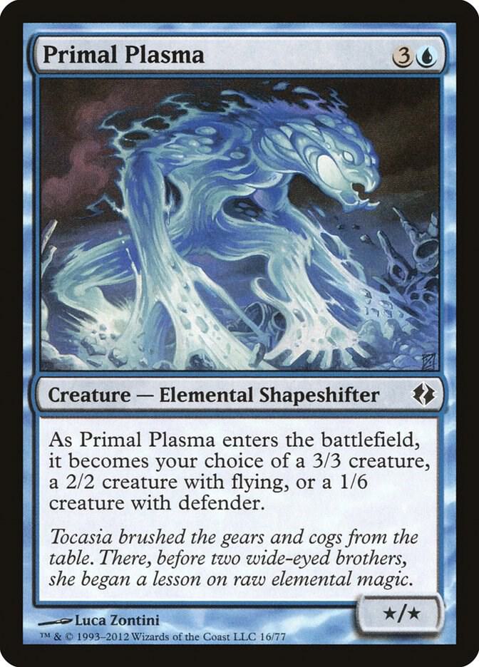 Primal Plasma 16 card from Duel Decks: Venser vs. Koth