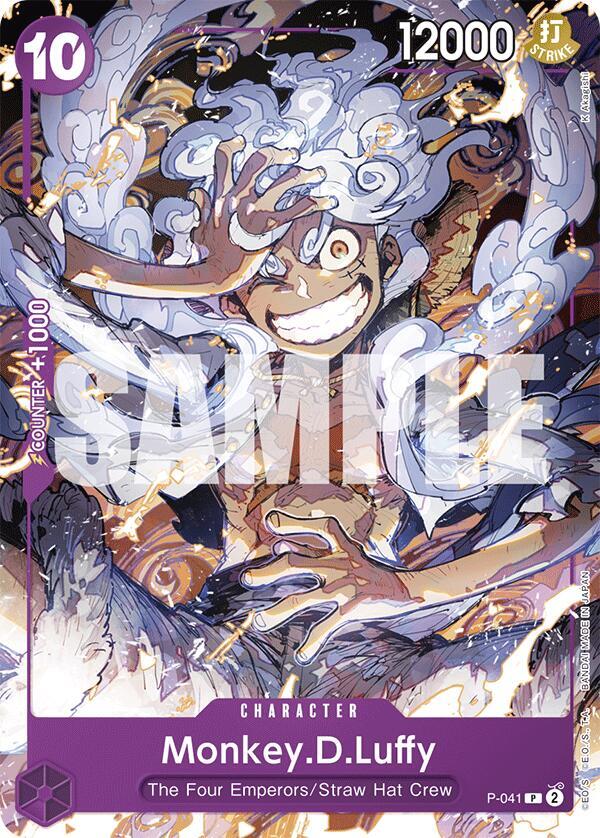 Monkey.D.Luffy P-041 card from Starter Deck 18: PURPLE Monkey.D.Luffy