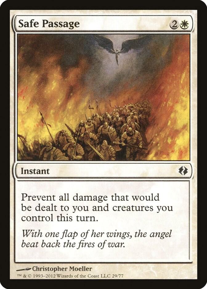 Safe Passage 29 card from Duel Decks: Venser vs. Koth