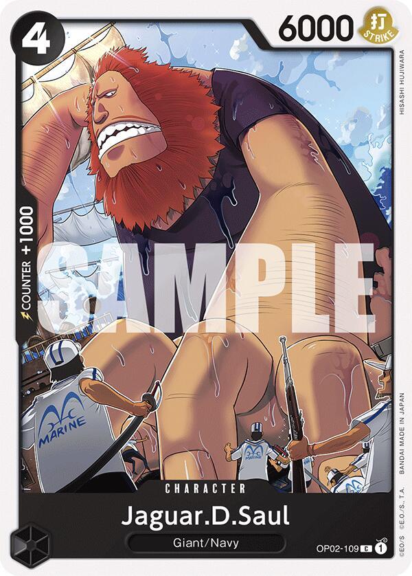 Jaguar.D.Saul OP02-109 card from Starter Deck 19: BLACK Smoker