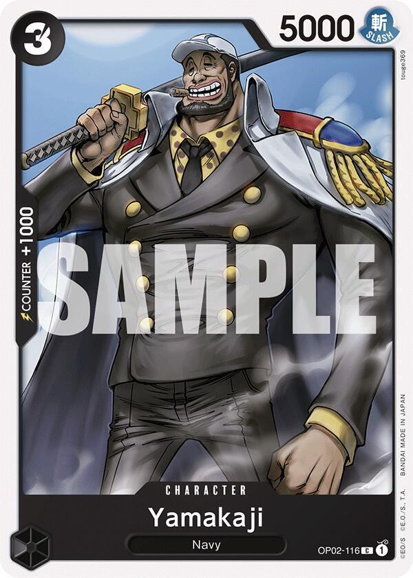 Yamakaji OP02-116 card from Starter Deck 19: BLACK Smoker