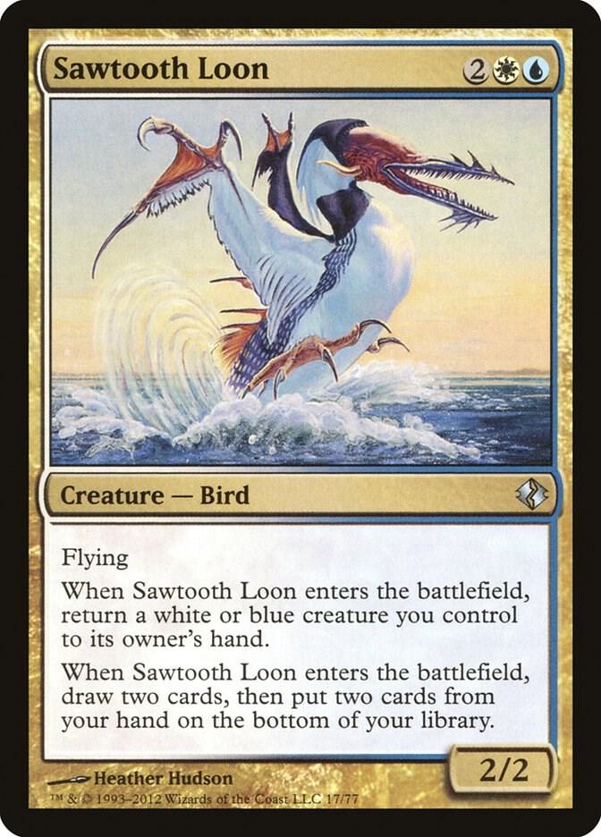 Sawtooth Loon 17 card from Duel Decks: Venser vs. Koth