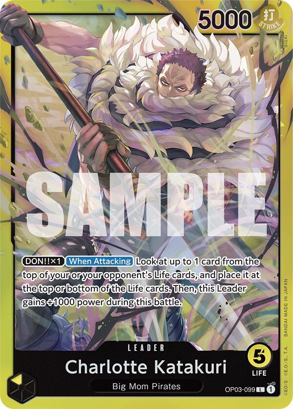 Charlotte Katakuri OP03-099 card from Starter Deck 20: YELLOW Charlotte Katakuri