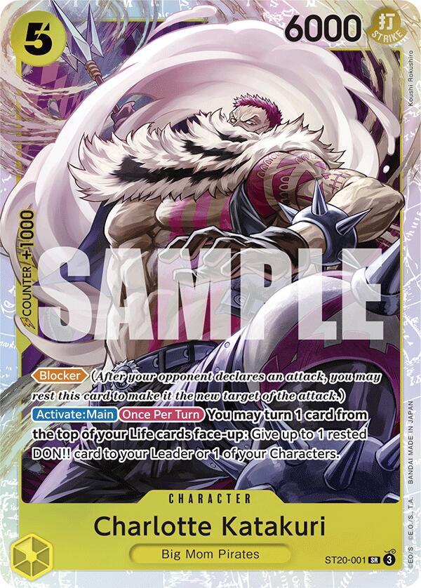 Charlotte Katakuri ST20-001 card from Starter Deck 20: YELLOW Charlotte Katakuri