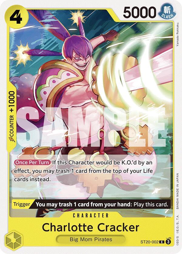 Charlotte Cracker ST20-002 card from Starter Deck 20: YELLOW Charlotte Katakuri