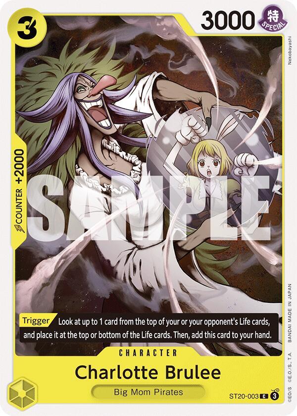 Charlotte Brulee ST20-003 card from Starter Deck 20: YELLOW Charlotte Katakuri