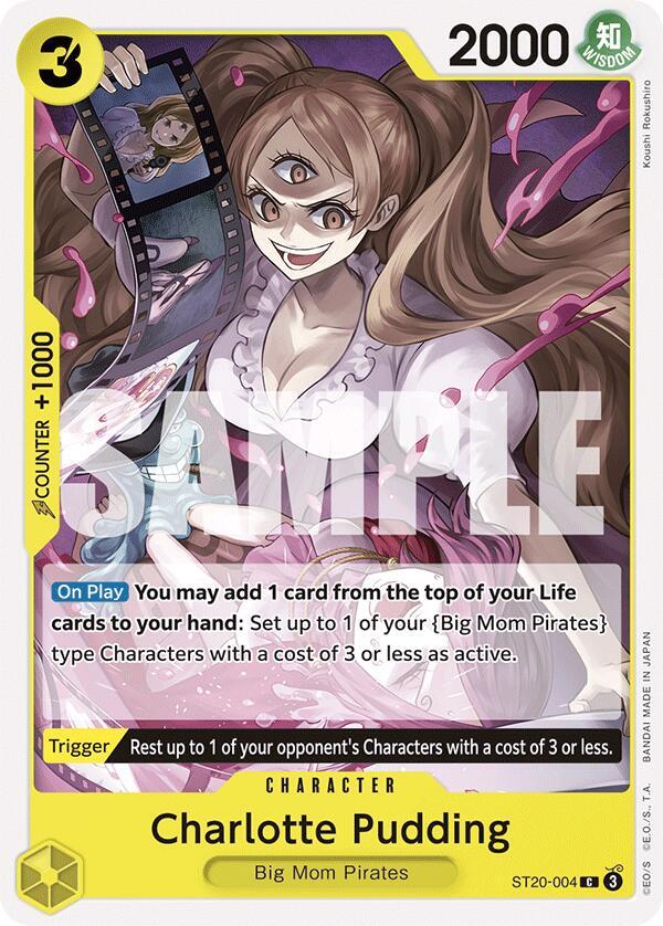 Charlotte Pudding ST20-004 card from Starter Deck 20: YELLOW Charlotte Katakuri