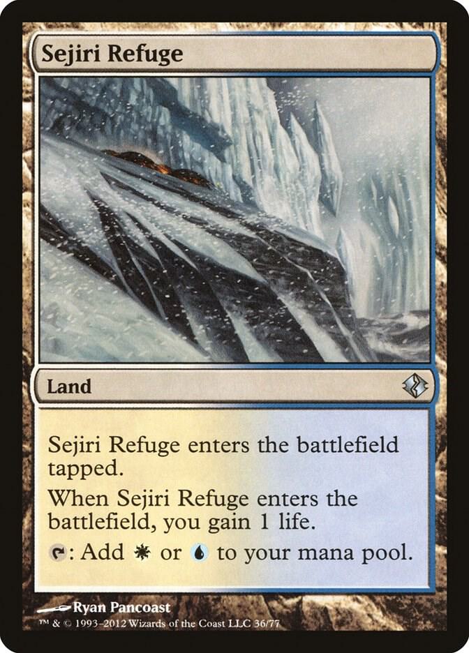 Sejiri Refuge 36 card from Duel Decks: Venser vs. Koth
