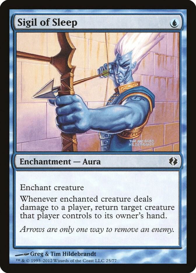 Sigil of Sleep 25 card from Duel Decks: Venser vs. Koth