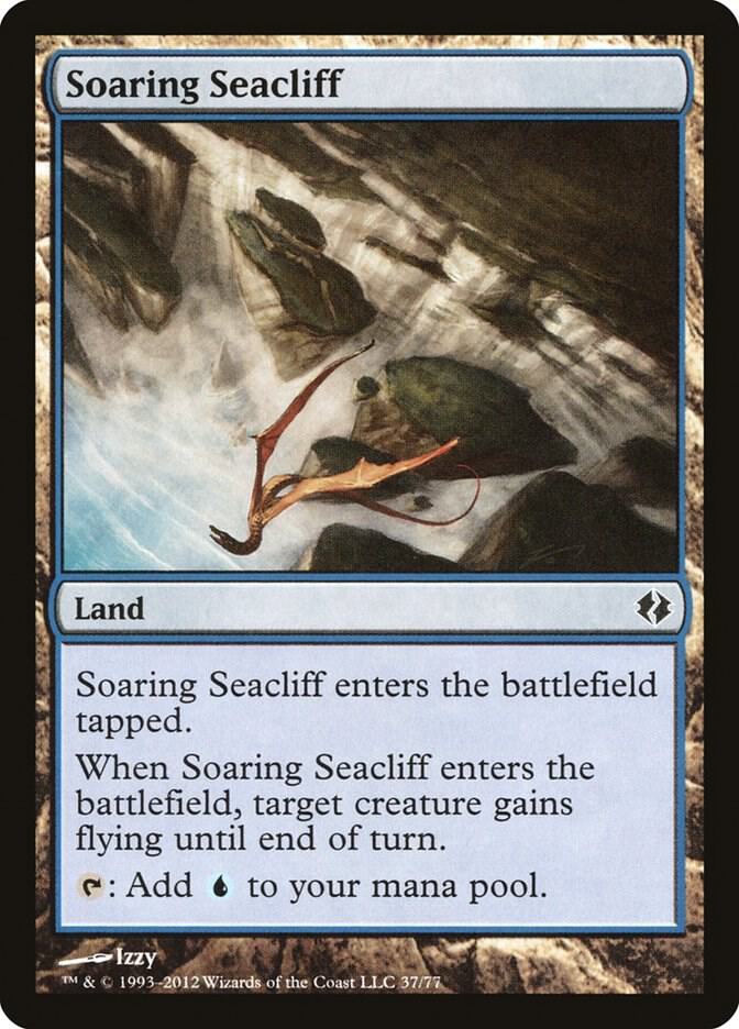 Soaring Seacliff 37 card from Duel Decks: Venser vs. Koth