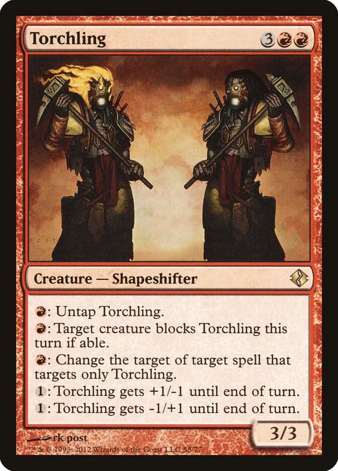 Torchling 58 card from Duel Decks: Venser vs. Koth