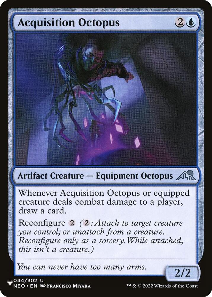 Acquisition Octopus 044/302 card from The List Reprints