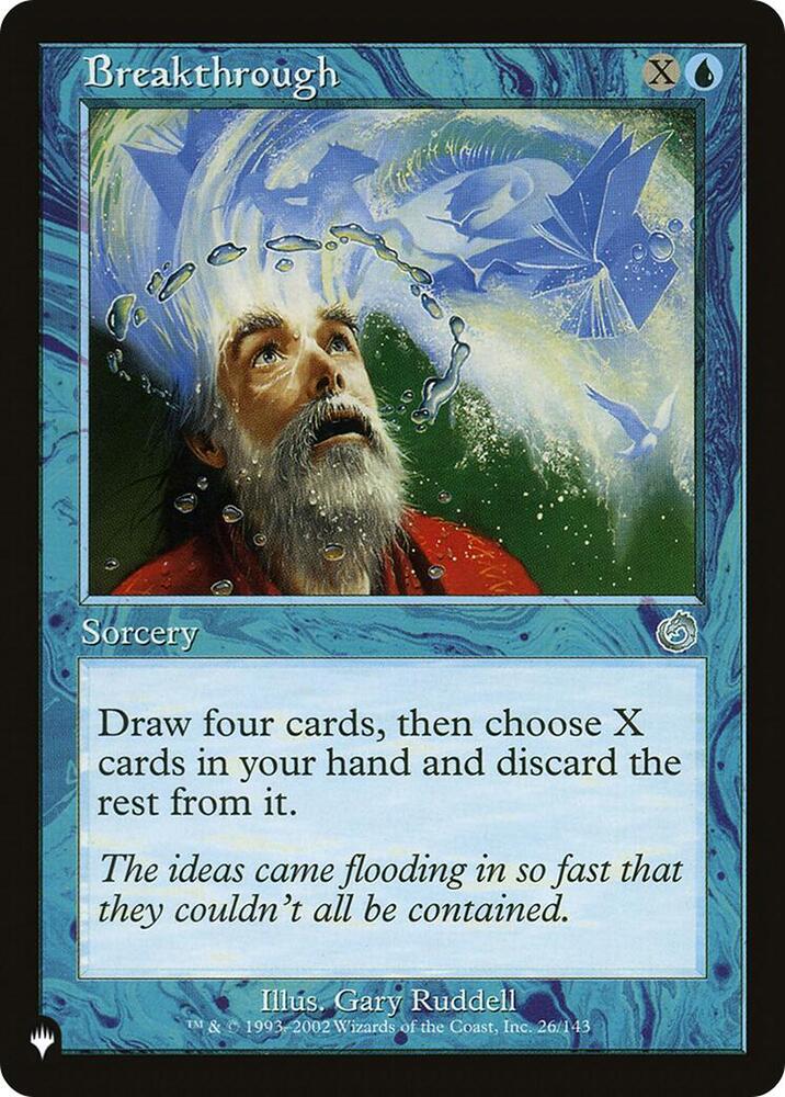 Breakthrough 26/143 card from The List Reprints