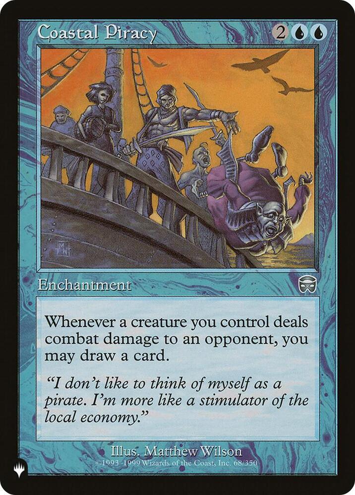 Coastal Piracy 68/350 card from The List Reprints