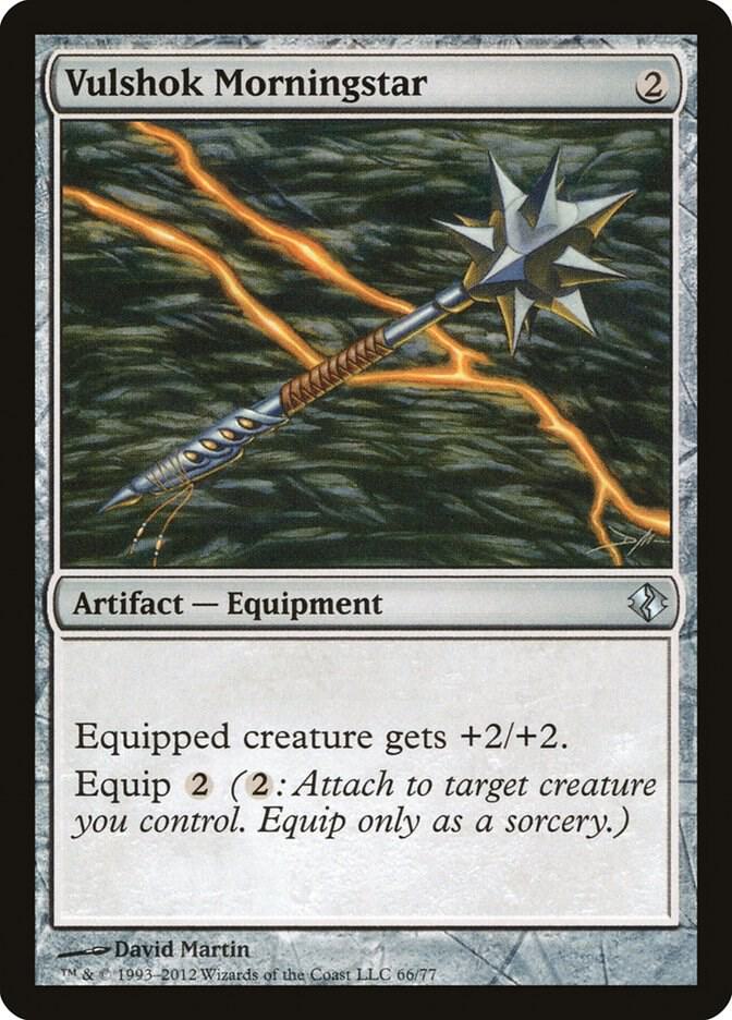 Vulshok Morningstar 66 card from Duel Decks: Venser vs. Koth