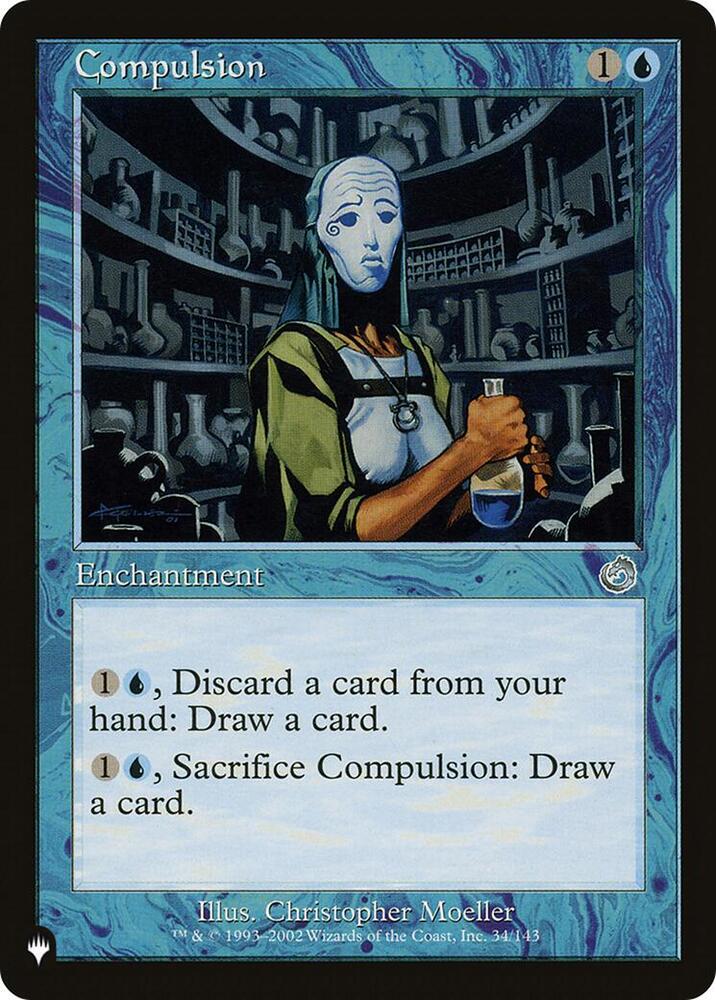 Compulsion 34/143 card from The List Reprints