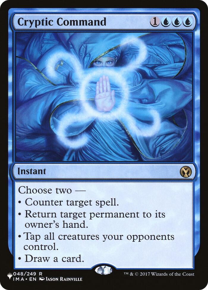 Cryptic Command (IMA) 048/249 card from The List Reprints