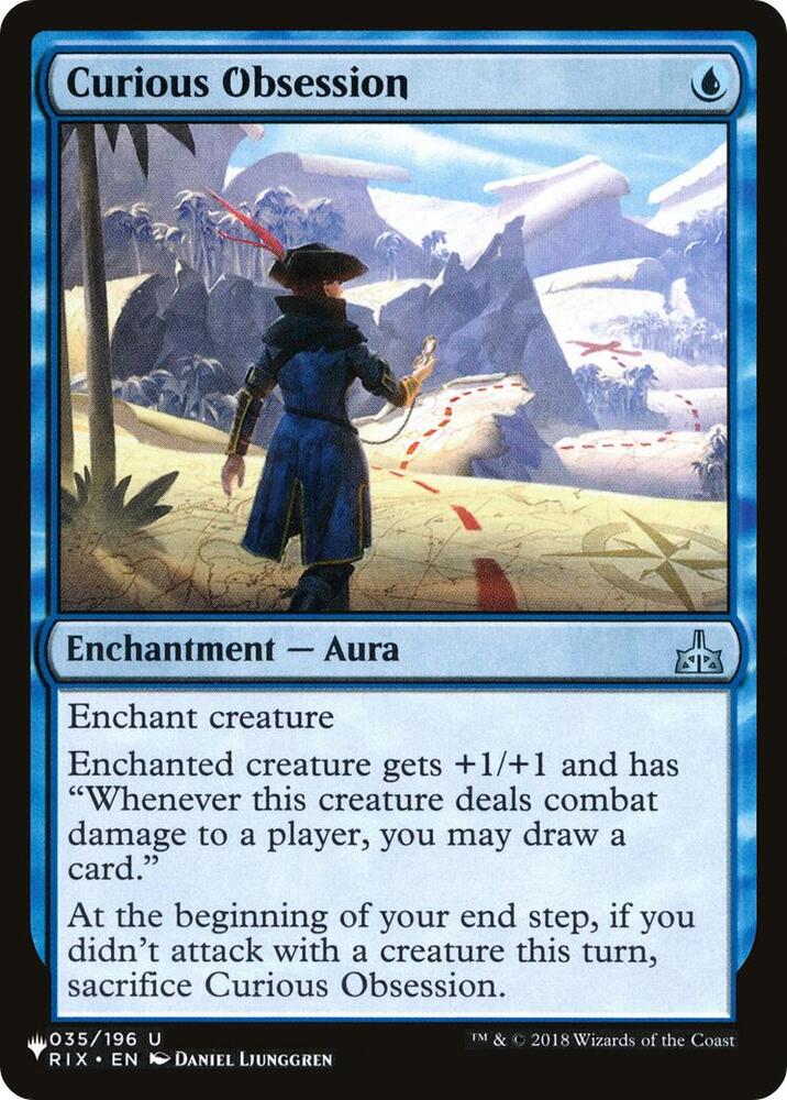 Curious Obsession 035/196 card from The List Reprints