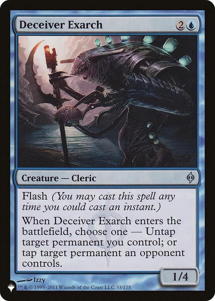 Deceiver Exarch 33/175 card from The List Reprints