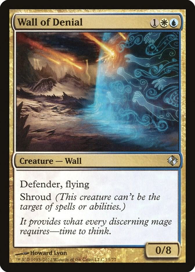 Wall of Denial 11 card from Duel Decks: Venser vs. Koth