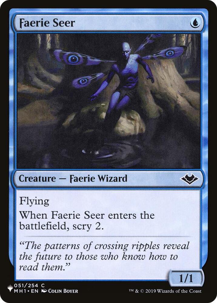 Faerie Seer 051/254 card from The List Reprints