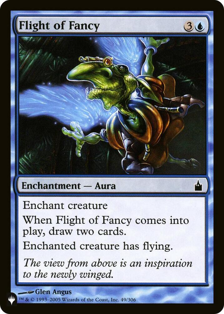 Flight of Fancy 49/306 card from The List Reprints