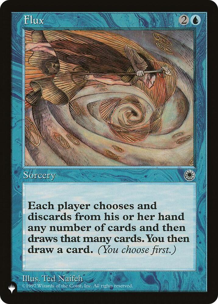 Flux card from The List Reprints