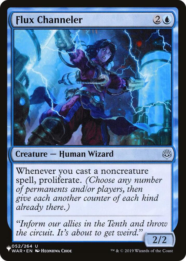 Flux Channeler 052/264 card from The List Reprints