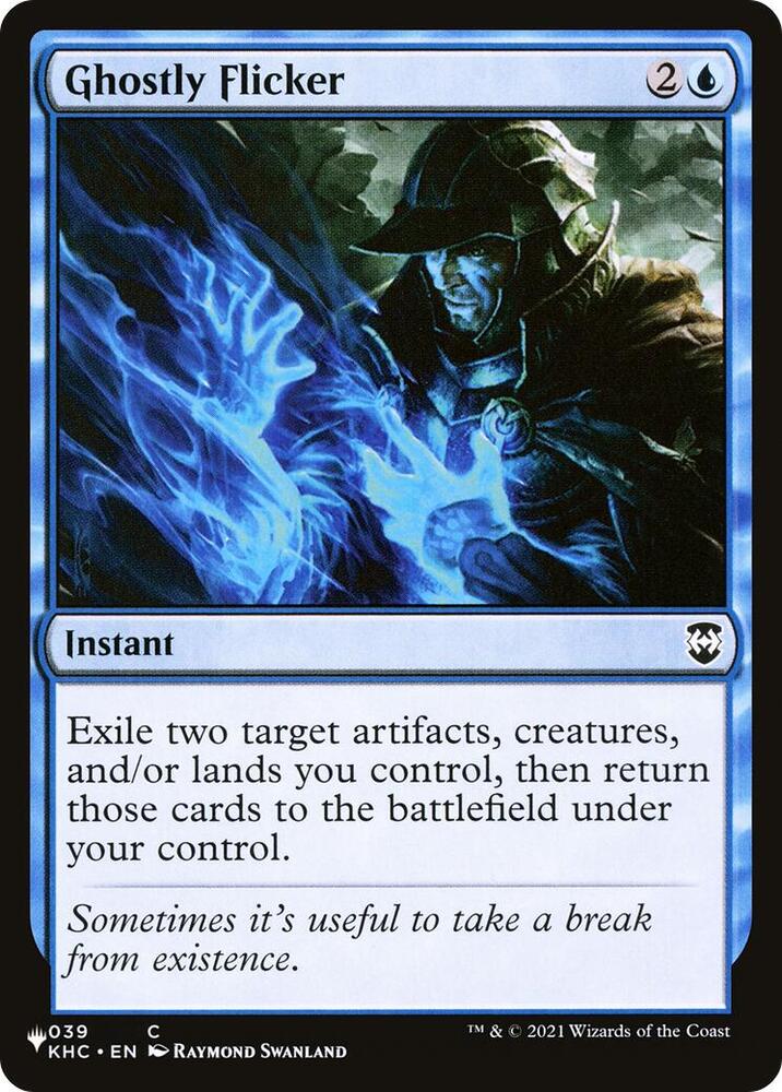 Ghostly Flicker 039 card from The List Reprints