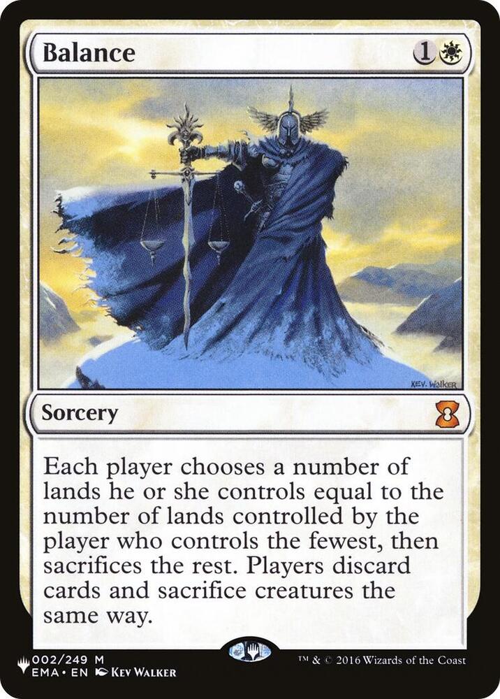 Balance 002/249 card from The List Reprints