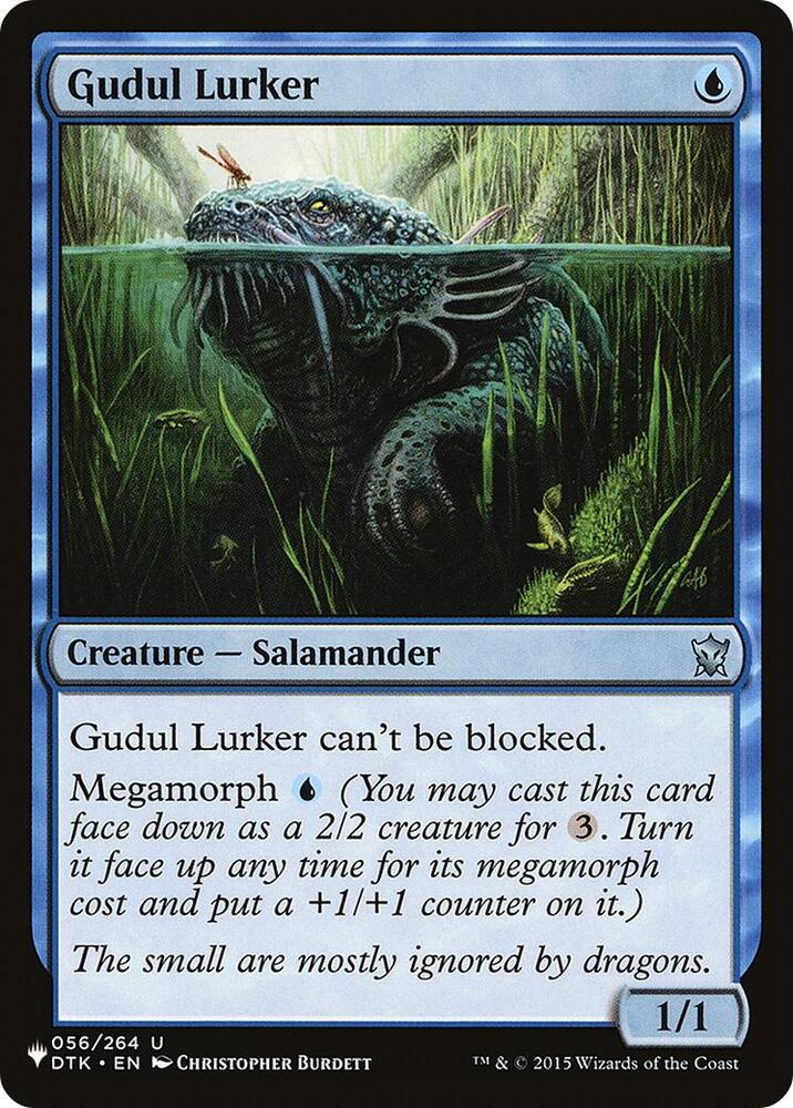 Gudul Lurker 056/264 card from The List Reprints
