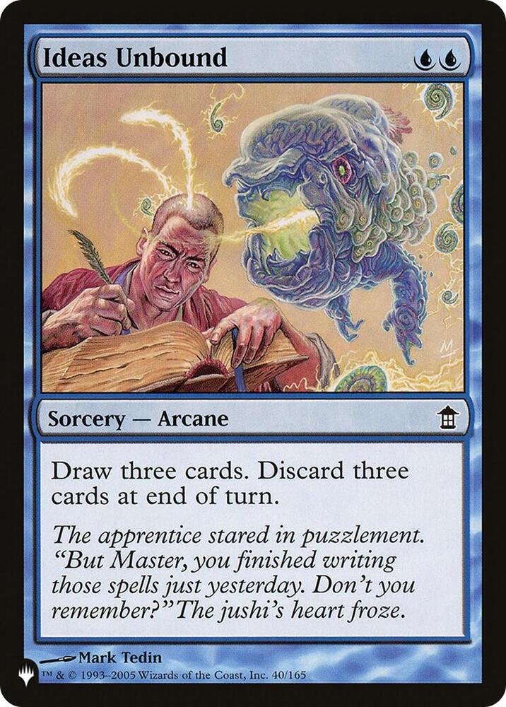 Ideas Unbound 40/165 card from The List Reprints