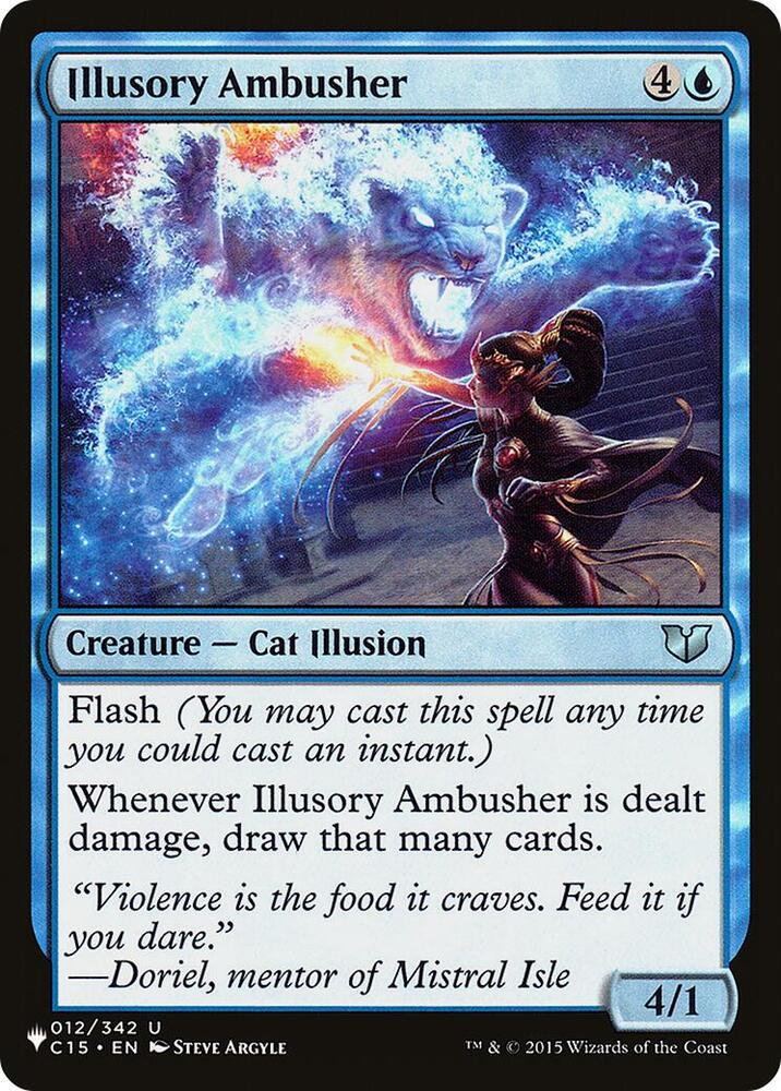Illusory Ambusher 012/342 card from The List Reprints