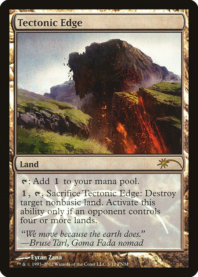 Tectonic Edge 3 card from FNM Promos
