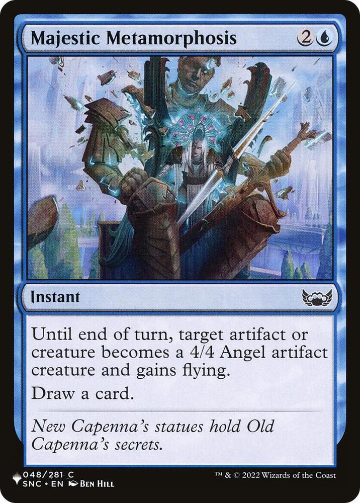 Majestic Metamorphosis 048/281 card from The List Reprints