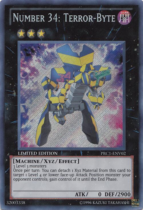 Number 34: Terror-Byte PRC1-ENV02 card from 2012 Premium Collection Tin